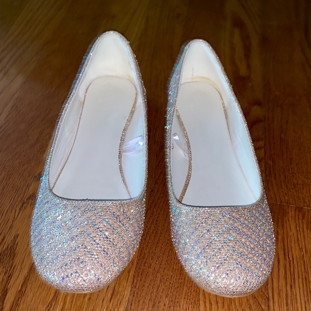Rose gold Flats